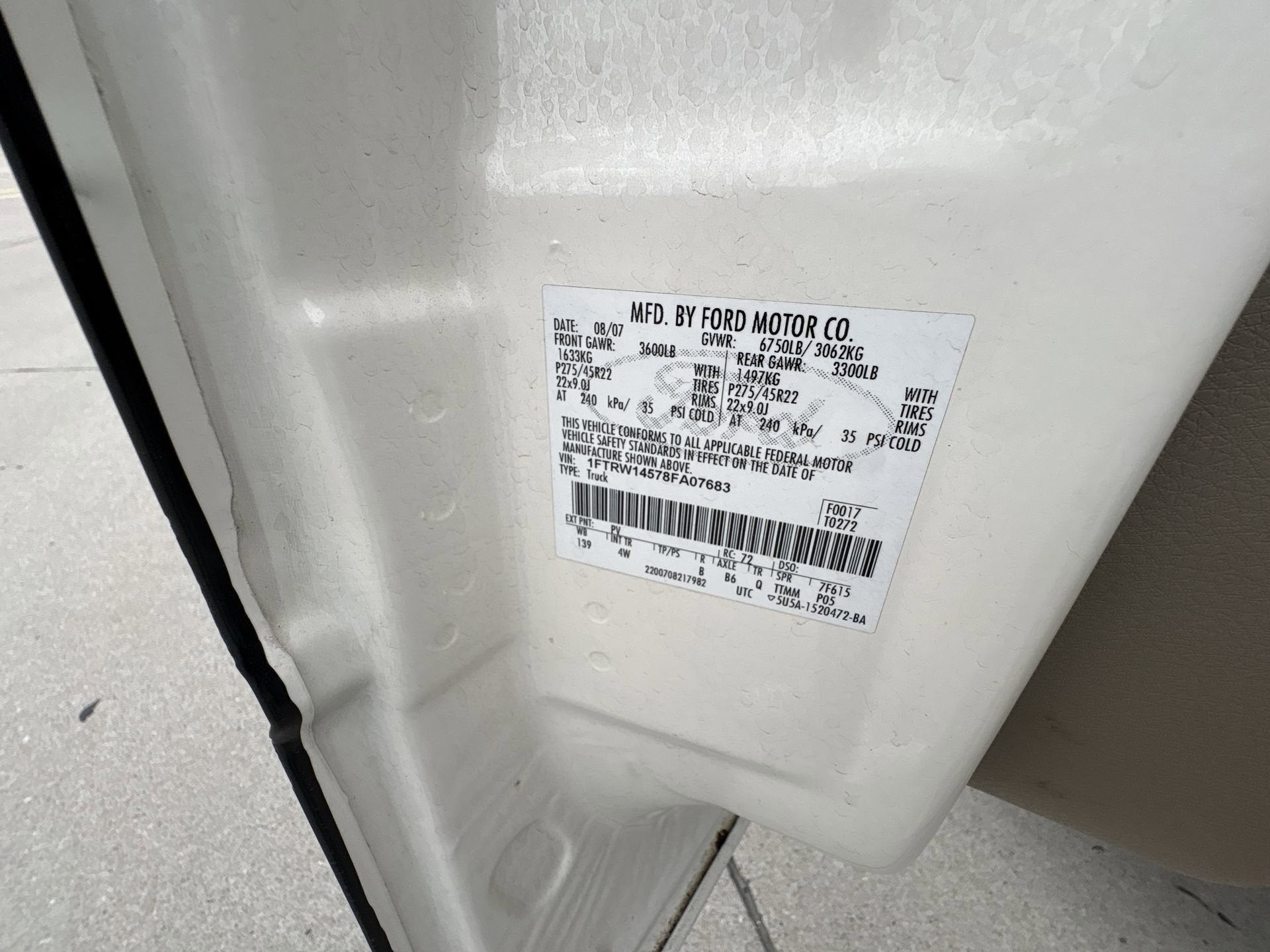 2008 Ford F-150 Limited