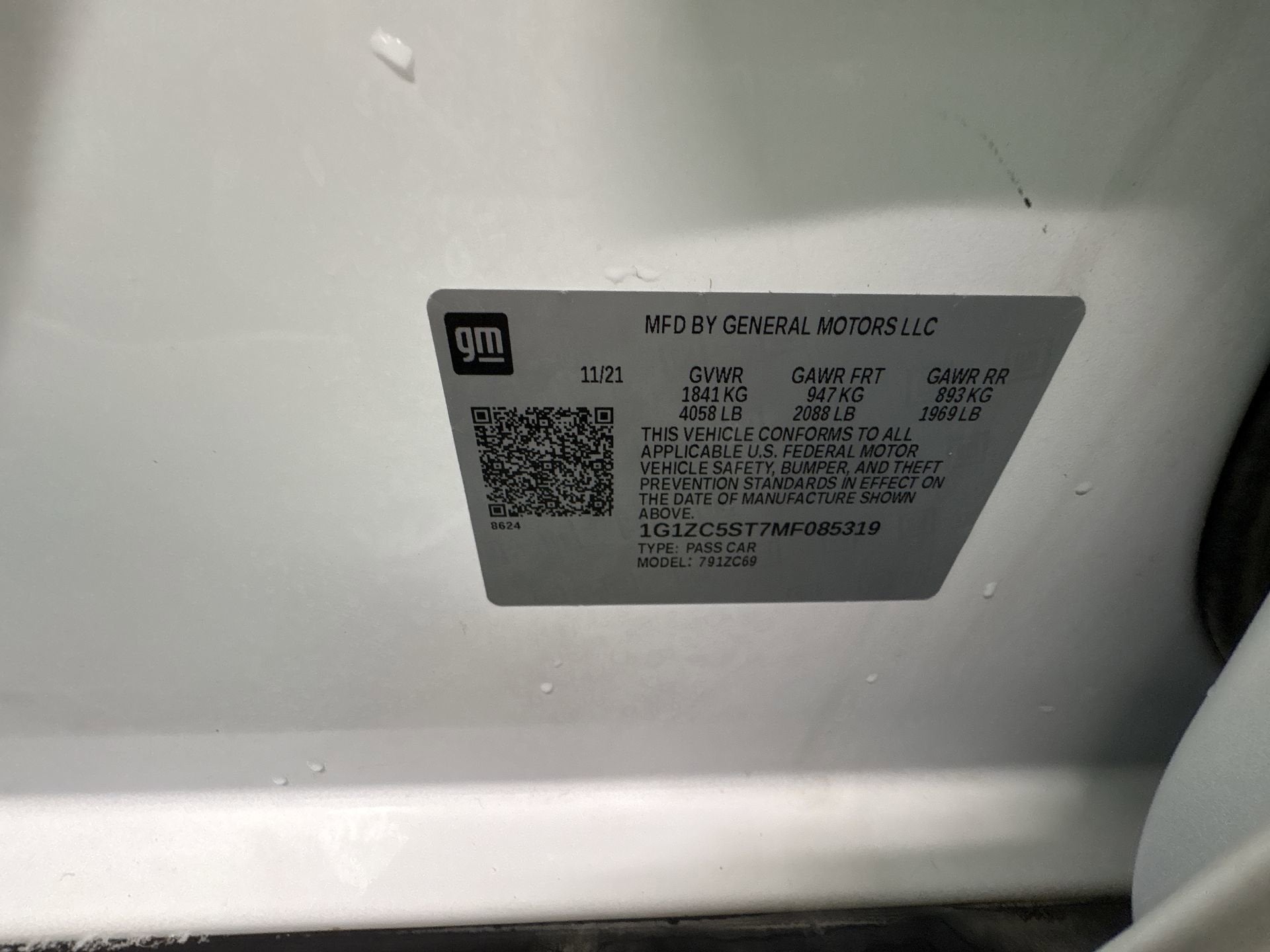 2021 Chevrolet Malibu FL