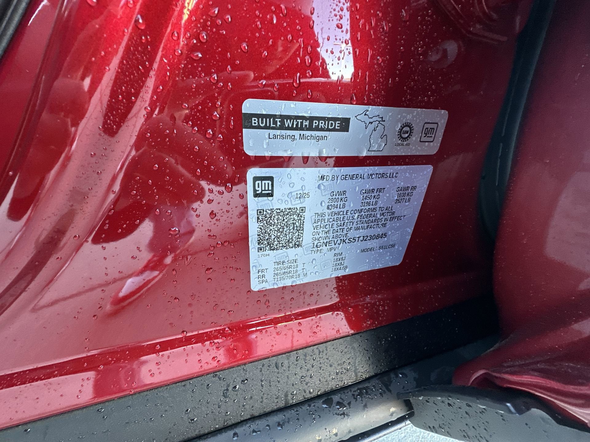 2026 Chevrolet Traverse Z71