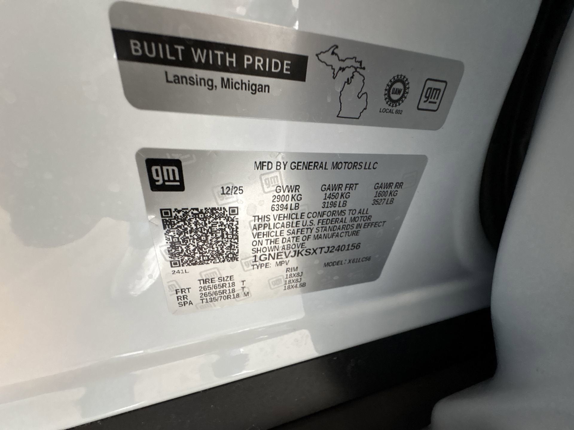 2026 Chevrolet Traverse Z71