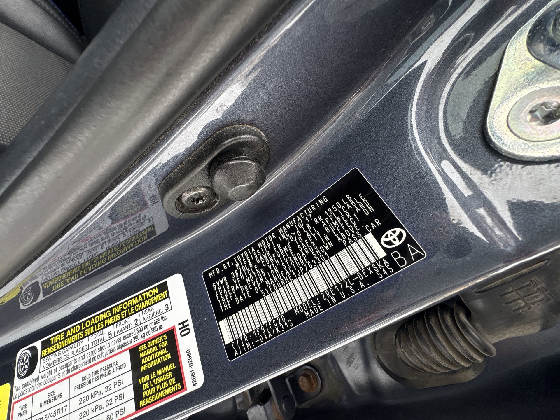 2018 Toyota Corolla L